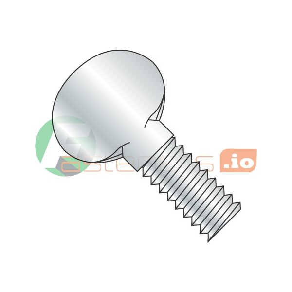Newport Fasteners Thumb Screw, #10-32 Thread Size, Spade, Zinc Plated Steel, 0.43 in Head Ht, 3/8 in Lg, 2000 PK 313530 - main